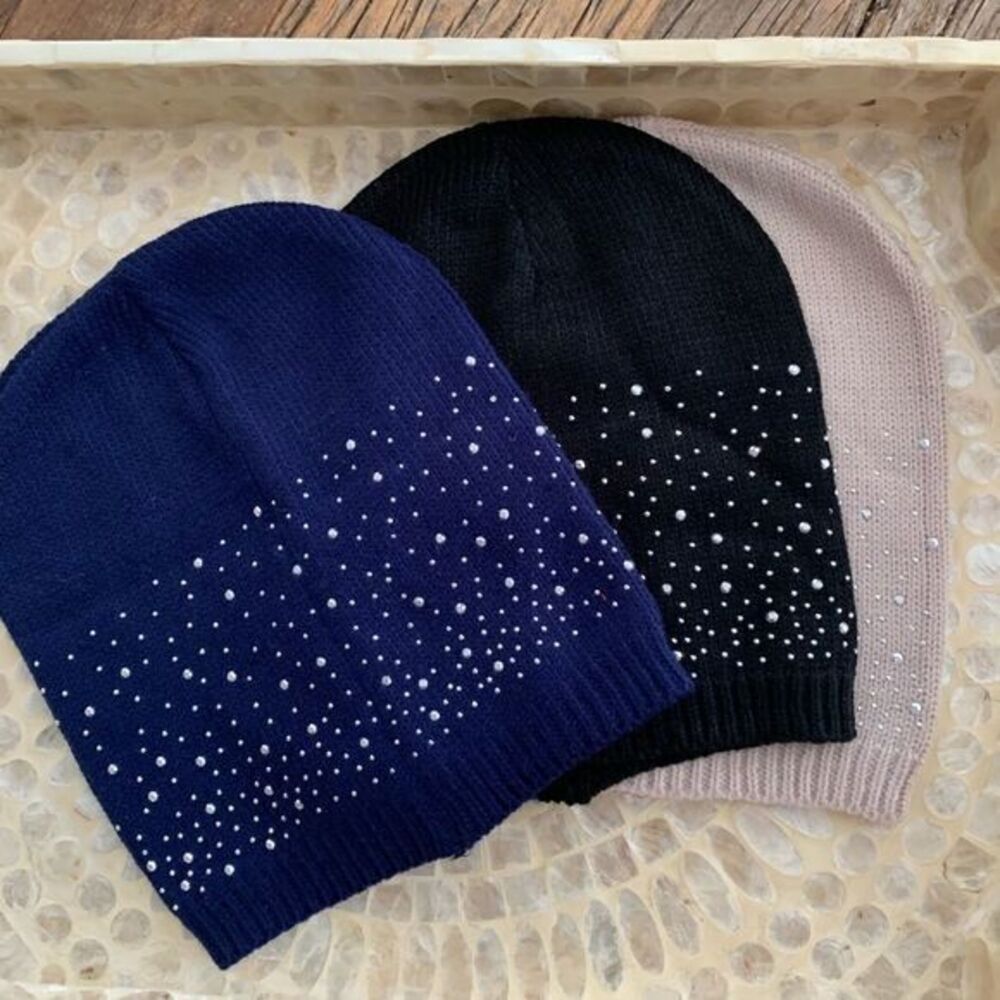 HOST PICK Knit Sparkle Hat 3 piece